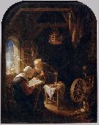 Gerard Dou Reading the Bible china oil painting artist